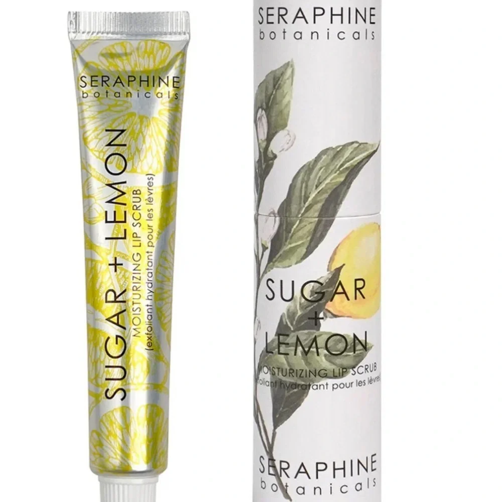 SERAPHINE BOTANICALS Sugar + Lemon Moisturizing Lip Buffer